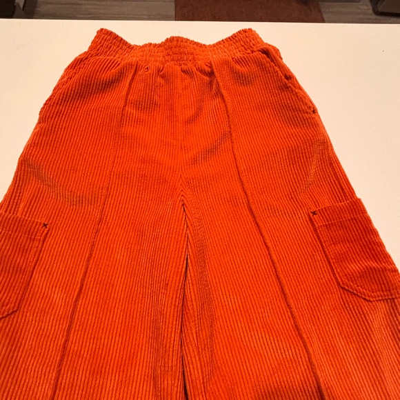 Bright Orange Corduroy Pants - Picture 4 of 11